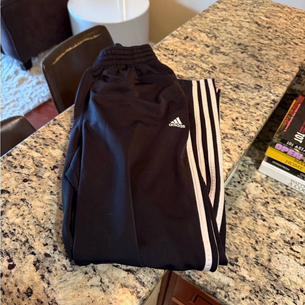 Adidas High Waisted Wide Leg Pants